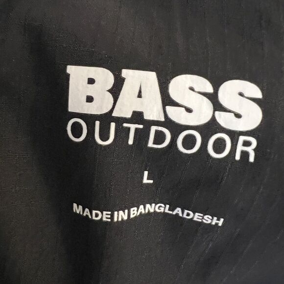 Bass Outdoor Black Nylon Pant Large‎ New - Picture 6 of 7